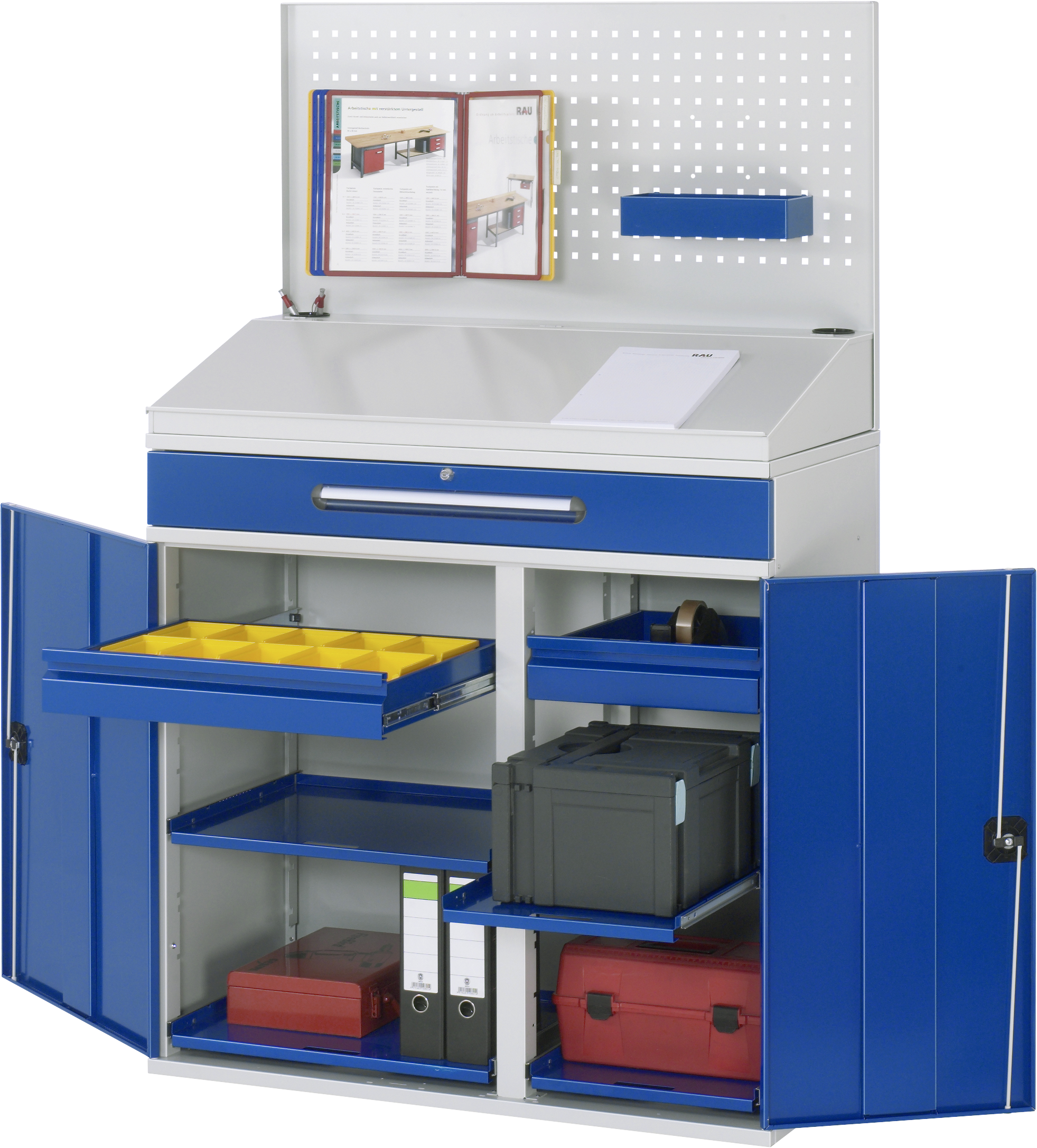 Beistellschrank-Stehpult Modell 04