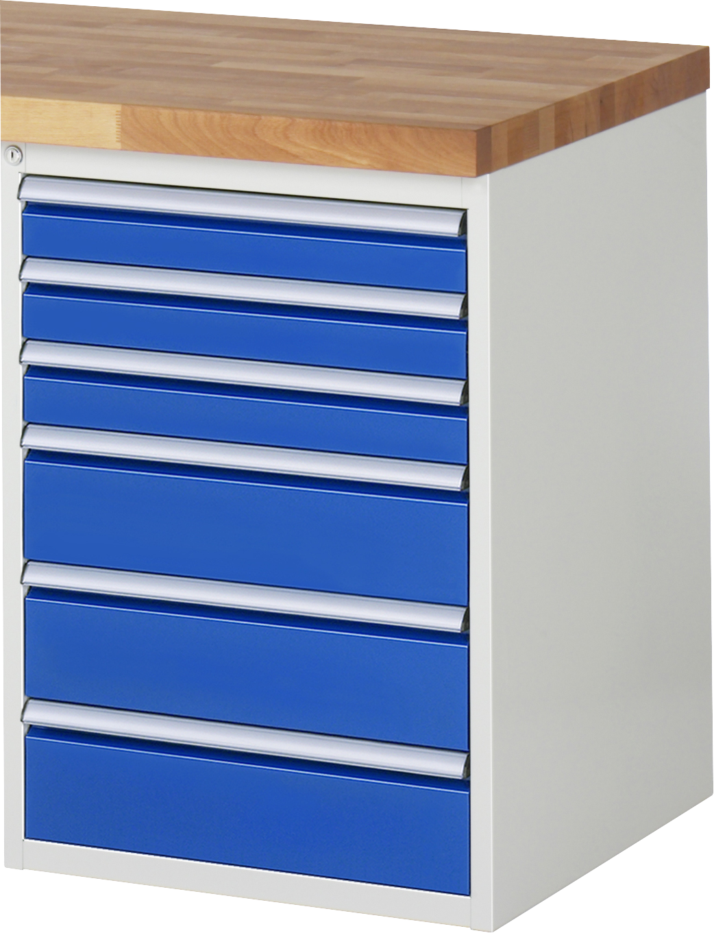 Unterbau-Container mit 6 Schubladen