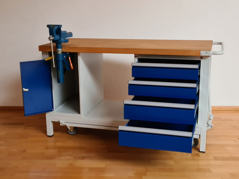 Absenkbare Werkbank Serie 8000