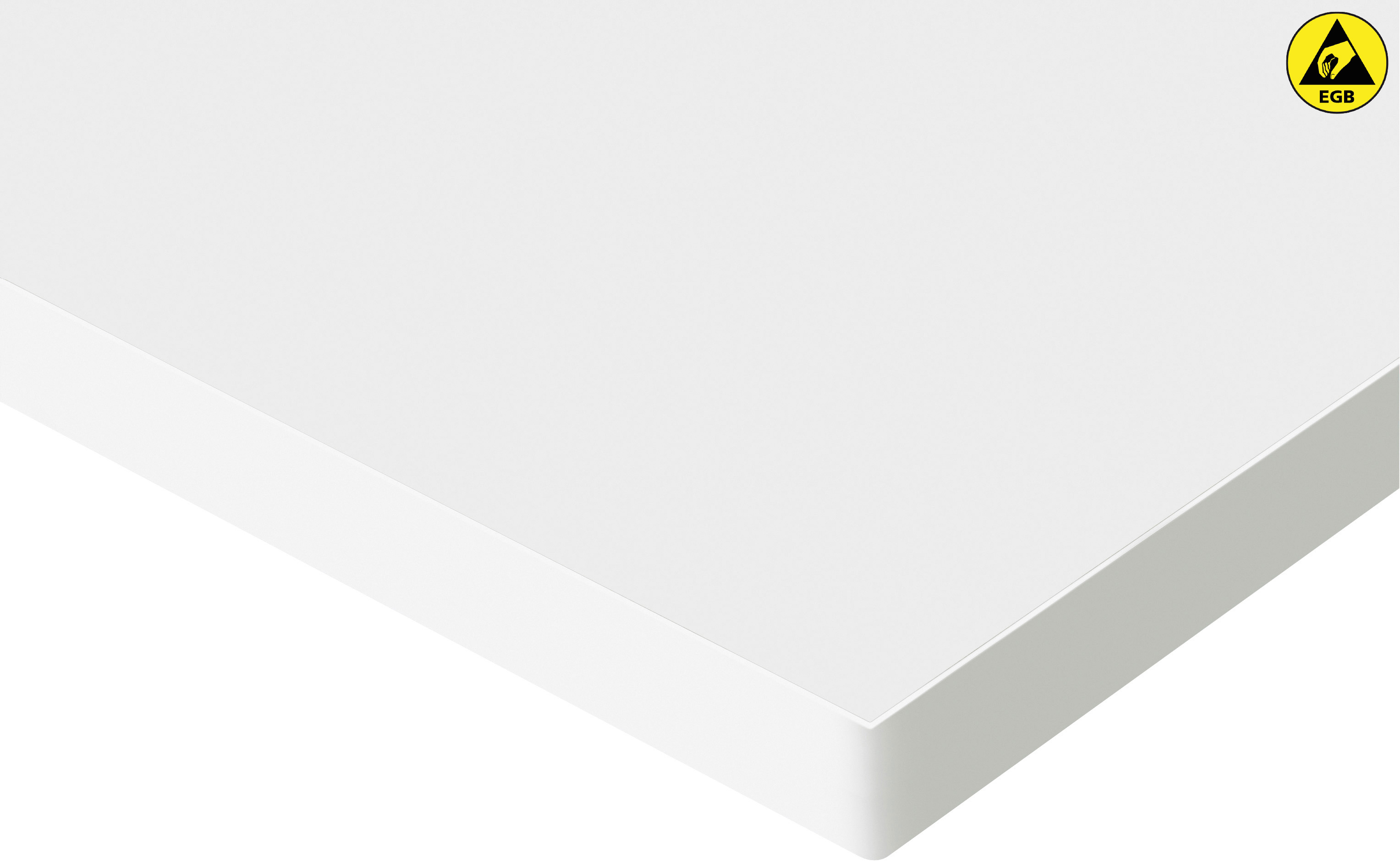 Arbeitsplatte mit EGB-Hartlaminat-Belag