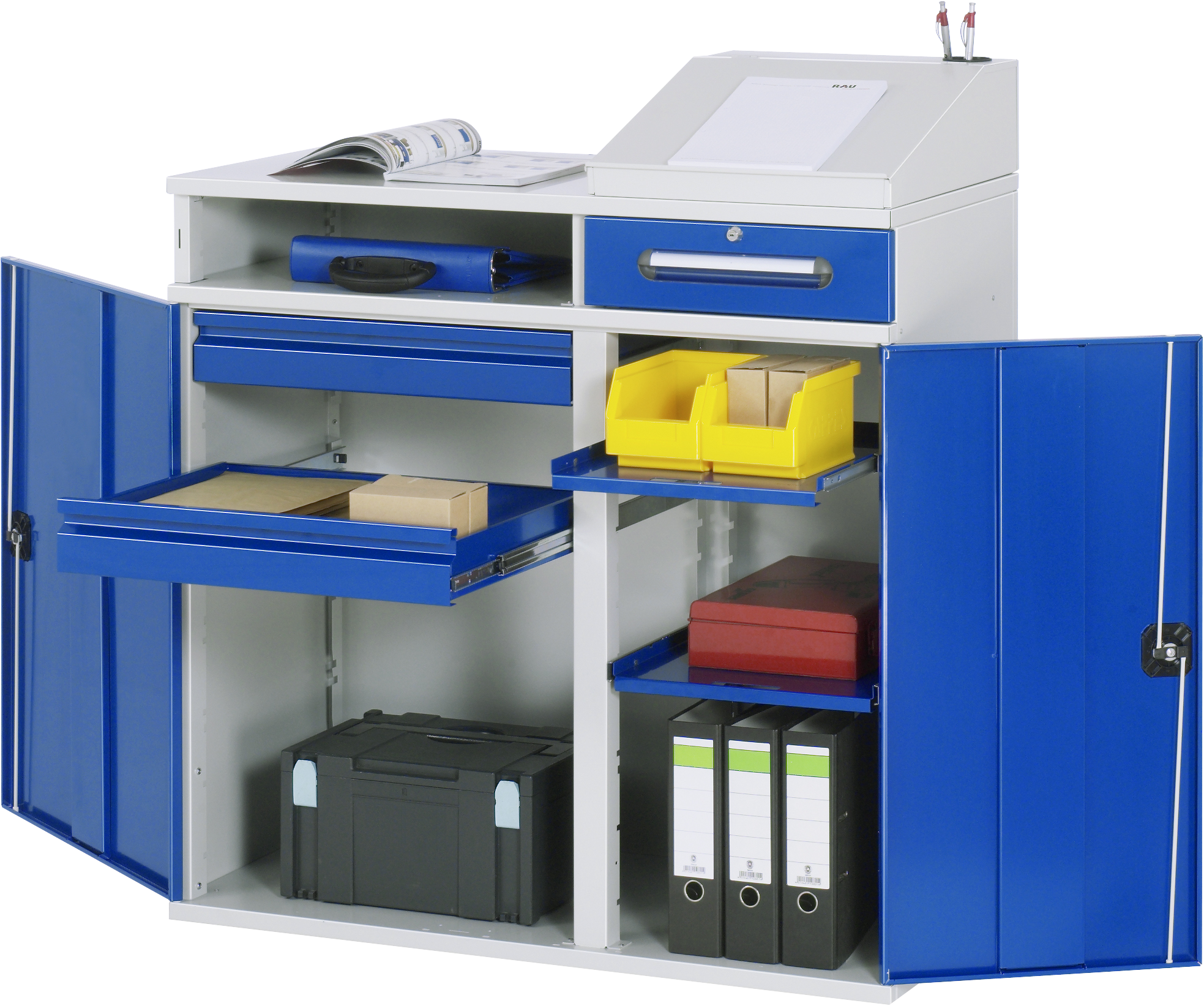 Beistellschrank-Stehpult Modell 07