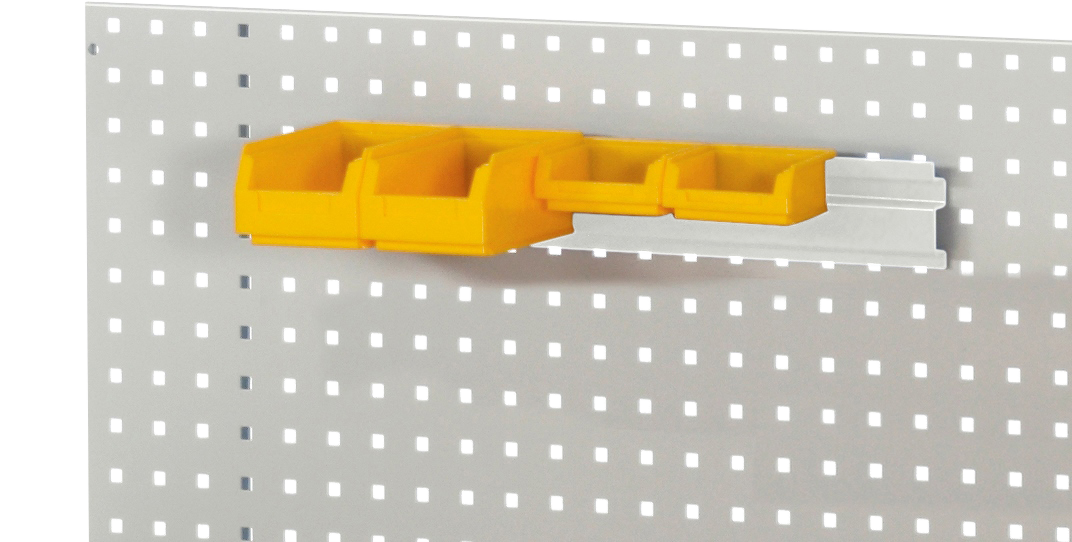Einhängeschiene B500 mm für Lochplatte
