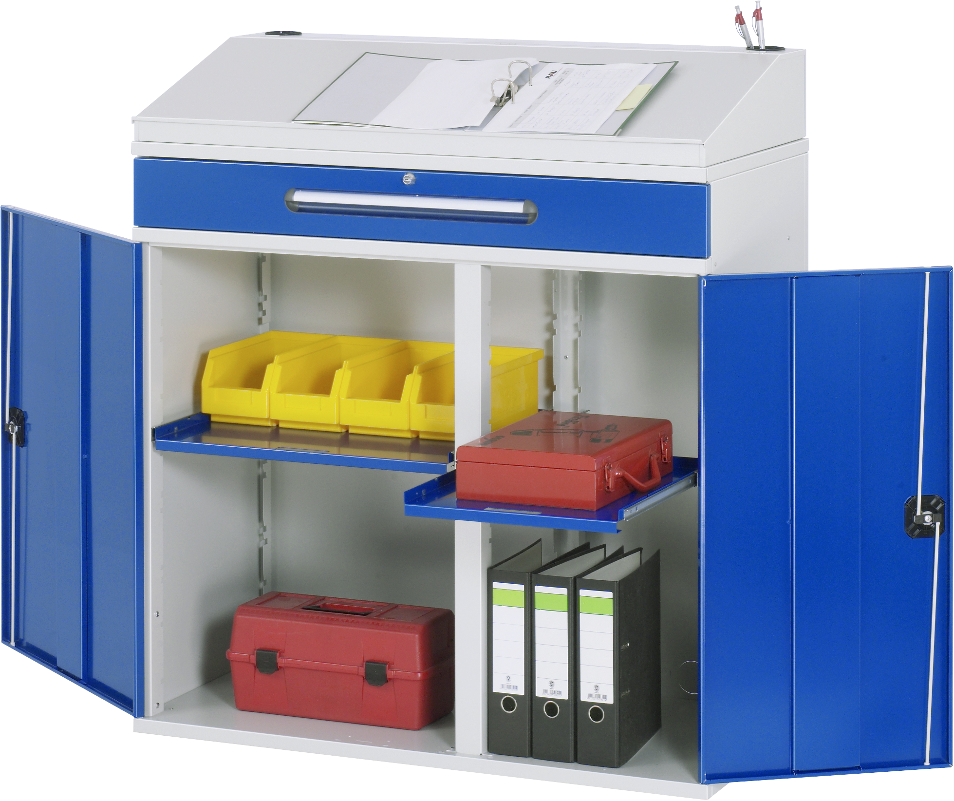 Beistellschrank-Stehpult Modell 02