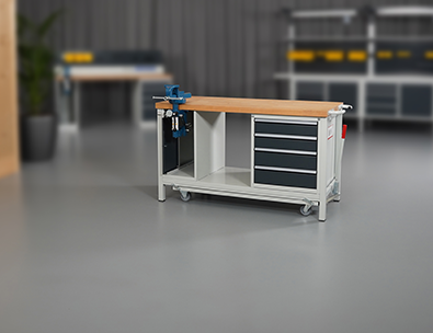 Absenkbare Werkbänke