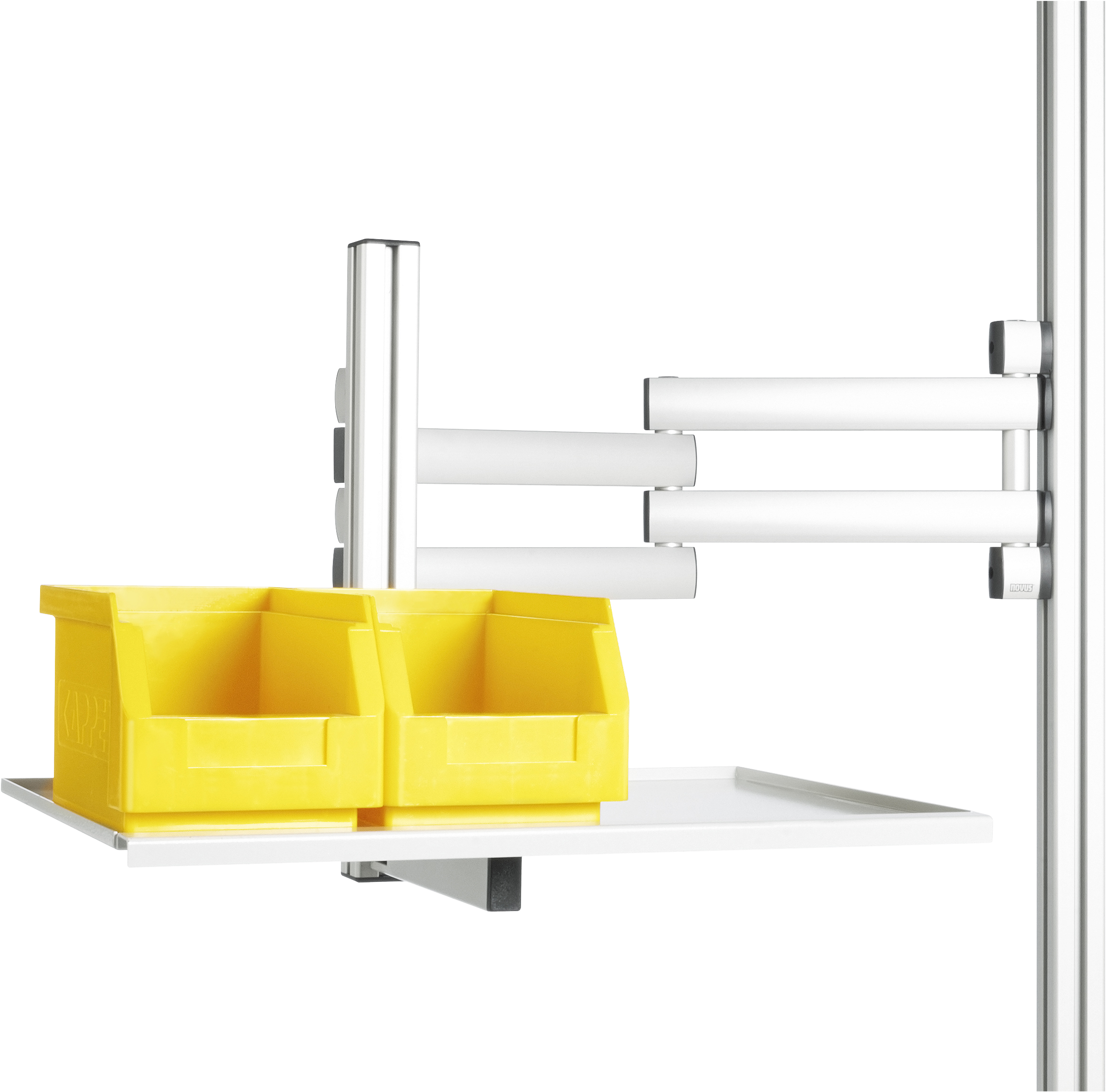 Schwenkarm mit Tablar