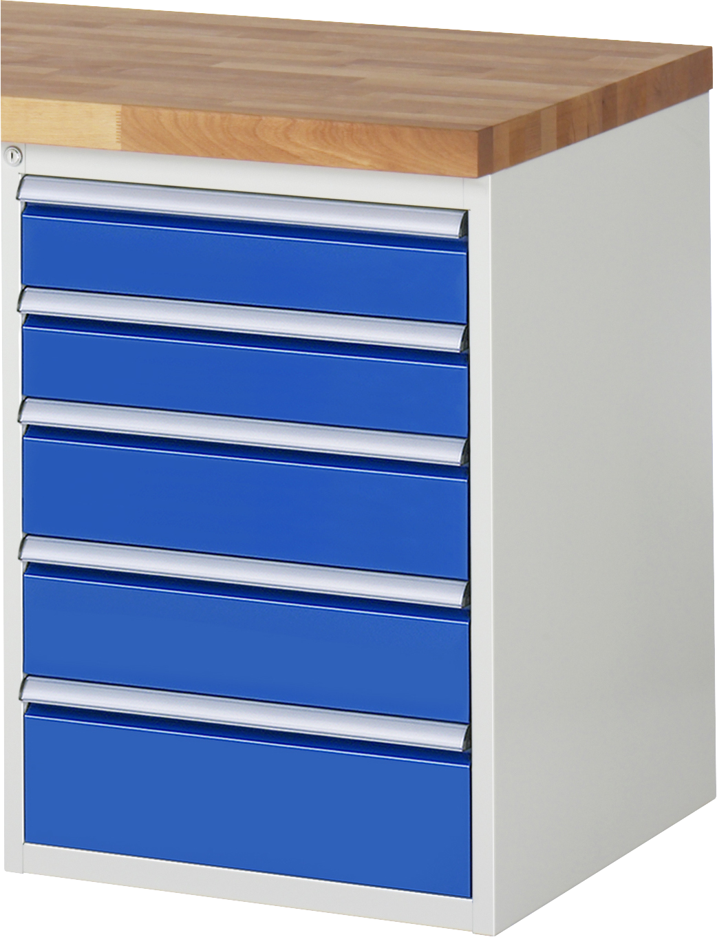 Unterbau-Container mit 5 Schubladen