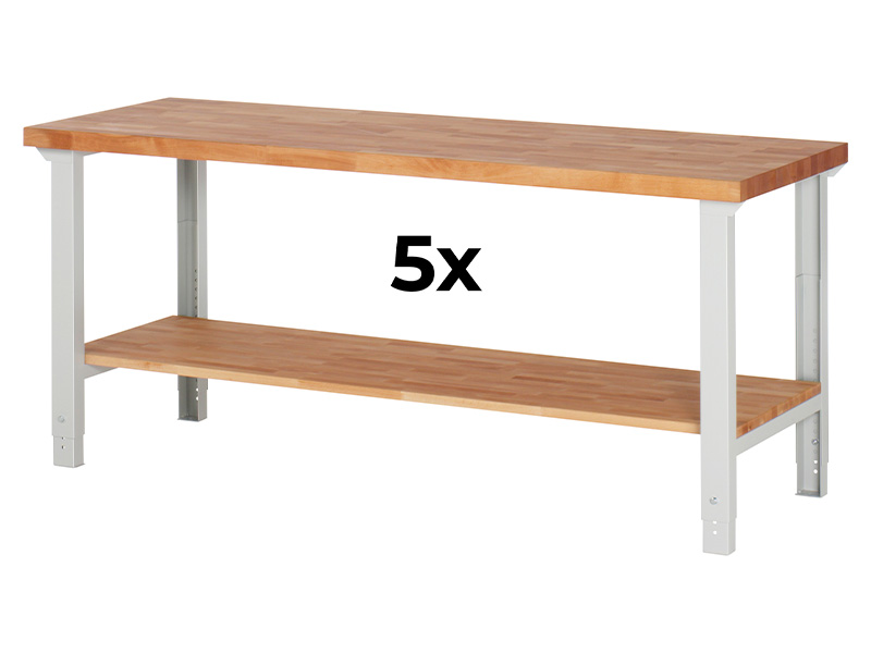 Werkbank Serie 7000 5er Set