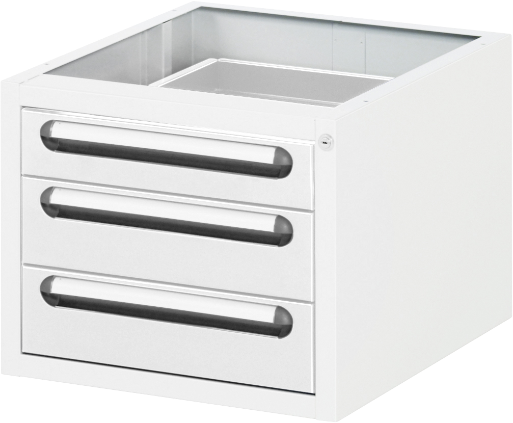 Unterbau-Container mit 3 Schubladen